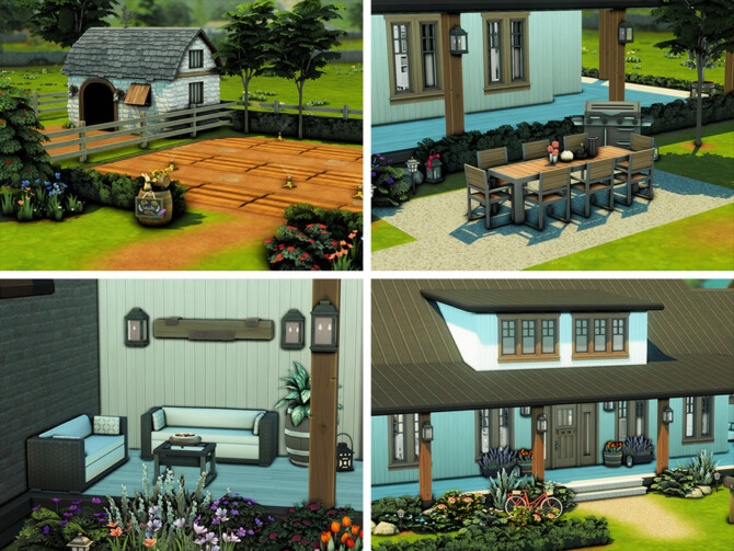 Sims 4 Cliffe Lane house by xogerardine at TSR