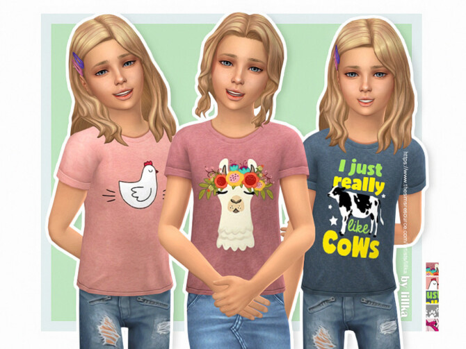 Sims 4 T Shirt Collection GP18 by lillka at TSR