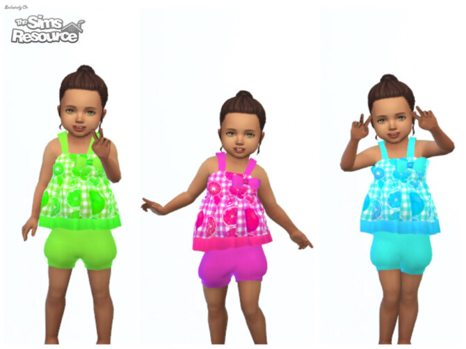 Sims 4 Toddler Outfit 0718 by ErinAOK at TSR