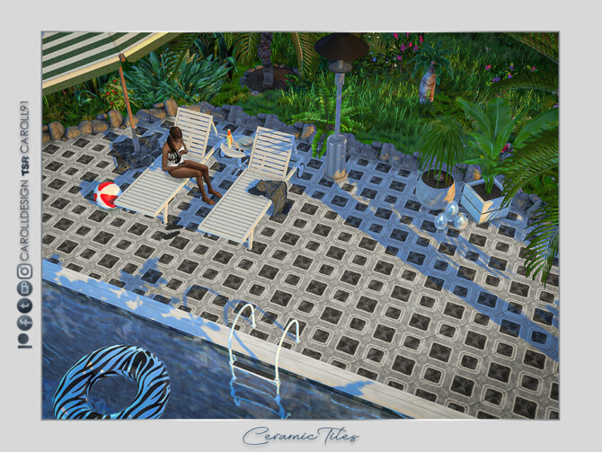 Sims 4 Ceramic Tiles by Caroll91 at TSR