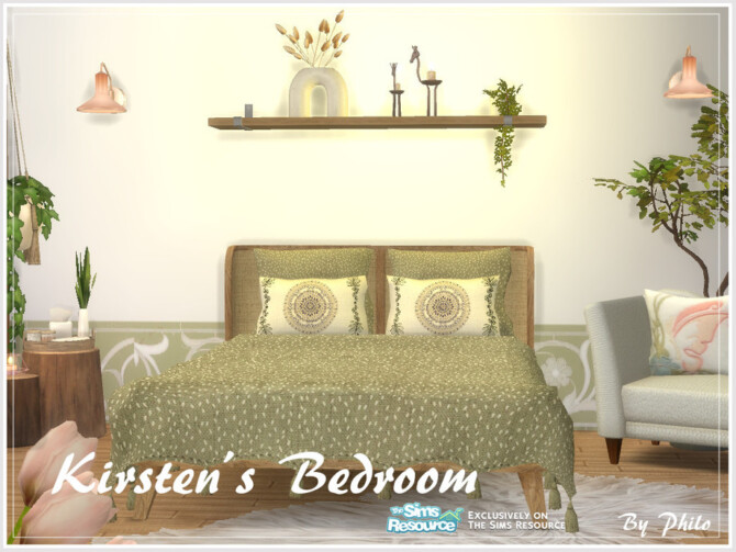 Sims 4 Kirstens Bedroom by philo at TSR