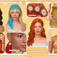 Summer Flow Cc Pack By Joliebean & Simstrouble
