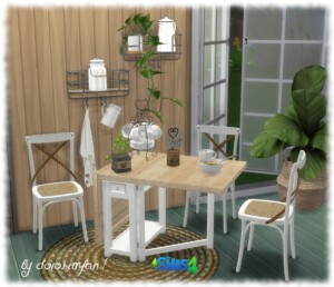 Tiny Living Dining Room Sims 4