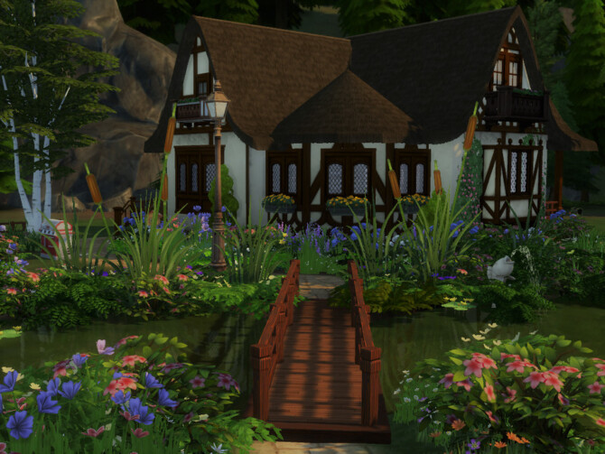 Sims 4 Le Refuge house by sgK45 at TSR