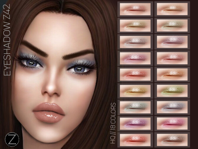 Sims 4 EYESHADOW Z42 by ZENX at TSR