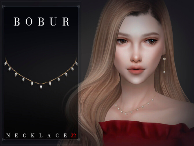 Sims 4 Necklace 32 by Bobur3 at TSR
