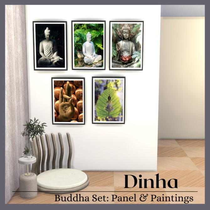 Sims 4 Buddha Set at Dinha Gamer