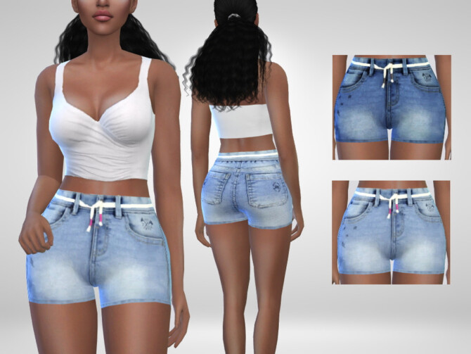 Sims 4 Izzy Shorts by Puresim at TSR