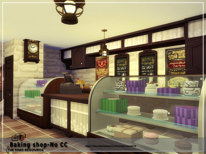 Sims 4 Baking shop by Danuta720 at TSR