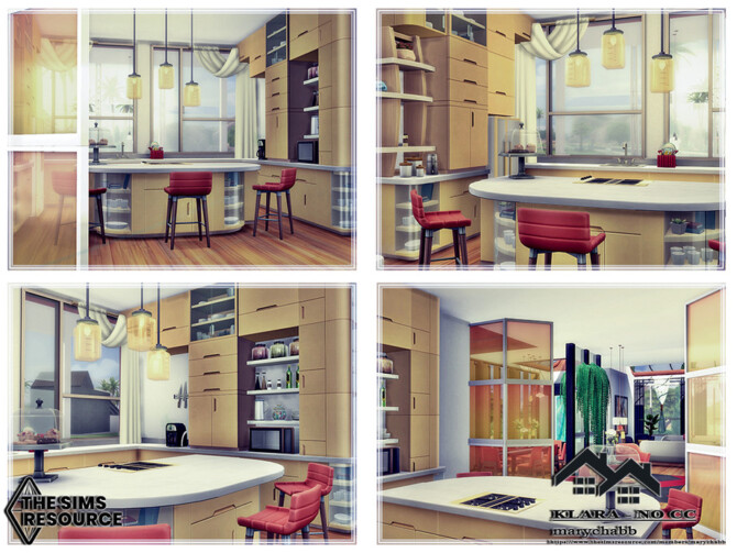 Sims 4 KLARA house by marychabb at TSR