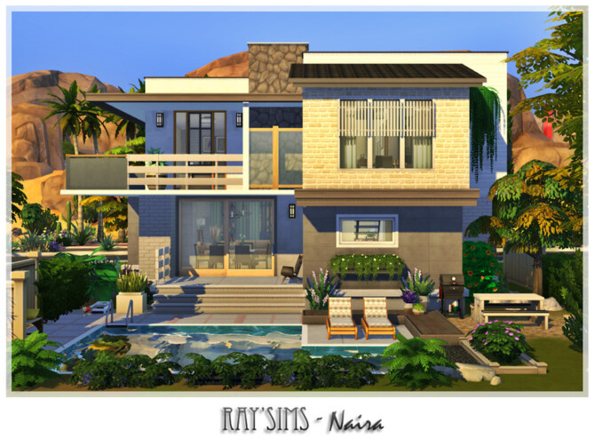 Sims 4 Naira house by Ray Sims at TSR