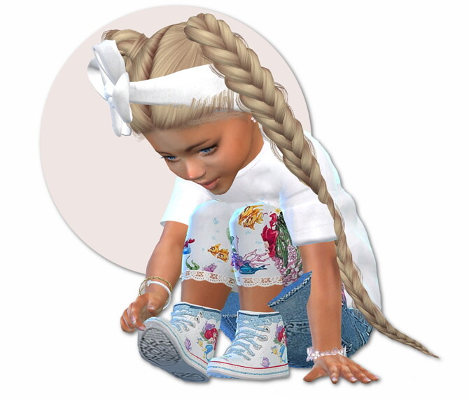 Sims 4 Designer Set for Toddler Girls TS4 Mermaid Pt I at Sims4 Boutique