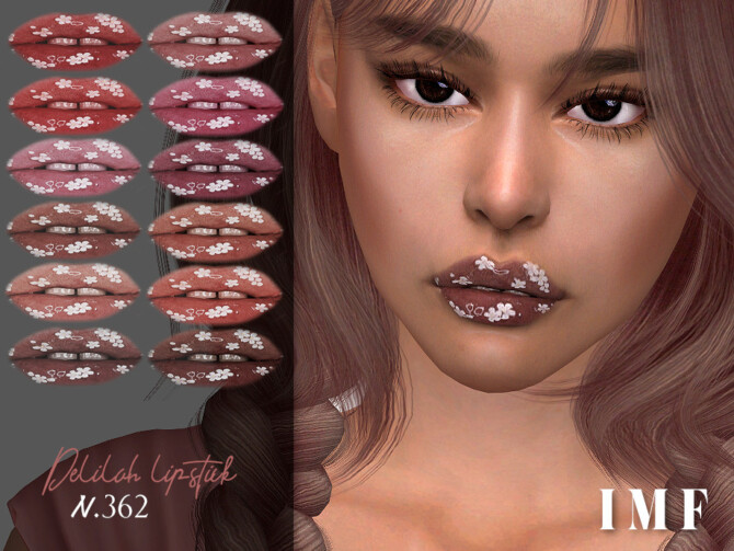 Sims 4 IMF Delilah Lipstick N.362 by IzzieMcFire at TSR