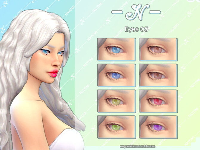 Sims 4 Non Default Eyes 05 at NayomiSims