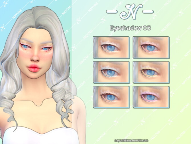 Sims 4 Eyeshadow 05 at NayomiSims