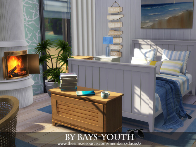Sims 4 BY BAYS YOUTH bedroom by dasie2 at TSR
