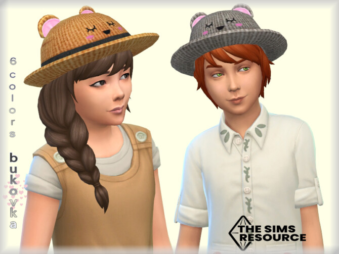 Sims 4 Hat with Ears child by bukovka at TSR