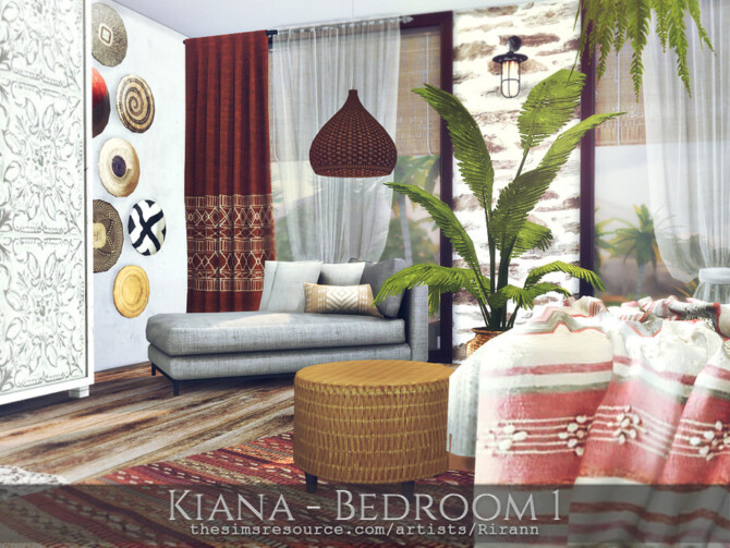 Sims 4 Kiana Bedroom 1 by Rirann at TSR