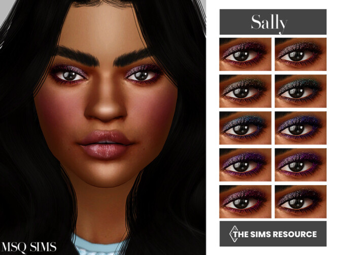 Sims 4 Sally Eyeshadow by MSQSIMS at TSR