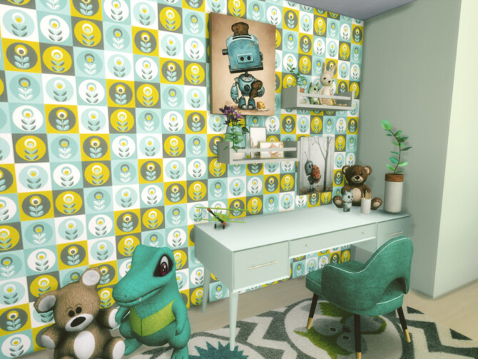 Sims 4 Pastella Kid room v1 by GenkaiHaretsu at TSR