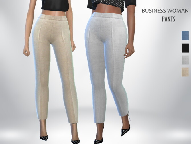 Sims 4 Business Woman Pants by Puresim at TSR