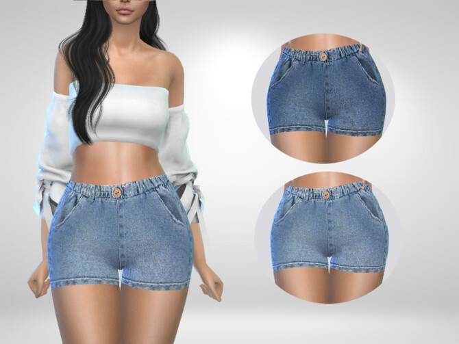 Sims 4 Coraly Shorts by Puresim at TSR