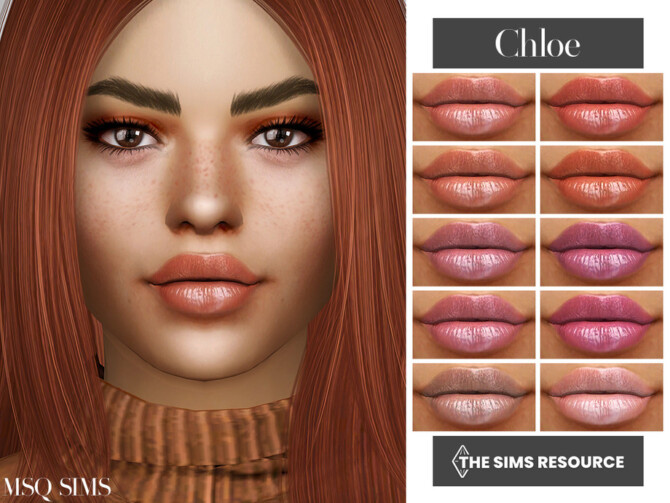 Sims 4 Chloe Lipstick by MSQSIMS at TSR