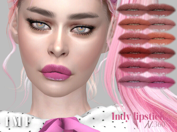 Sims 4 IMF Indy Lipstick N.360 by IzzieMcFire at TSR