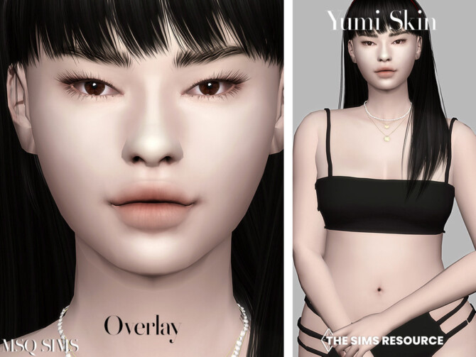 Sims 4 Yumi Skin Overlay by MSQSIMS at TSR