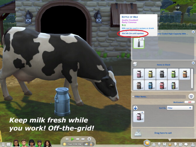 Sims 4 Portable Cooling Containers (Milk, Eggs, Prepared Foods) at Mod The Sims 4