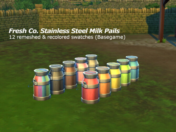 Sims 4 Portable Cooling Containers (Milk, Eggs, Prepared Foods) at Mod The Sims 4