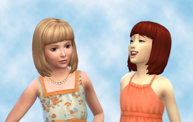 Sims 4 Bob Shoulder for Girls at My Stuff Origin
