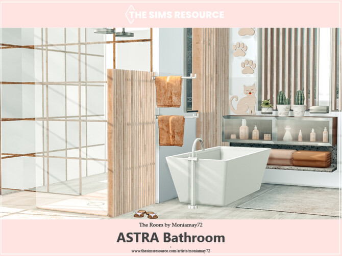 Sims 4 Astra Bathroom by Moniamay72 at TSR
