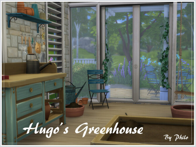 Sims 4 Hugos Greenhouse by philo at TSR