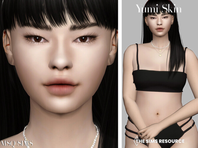 Sims 4 Yumi Skin by MSQSIMS at TSR