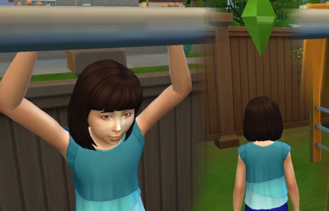 Sims 4 Bob Shoulder for Girls at My Stuff Origin