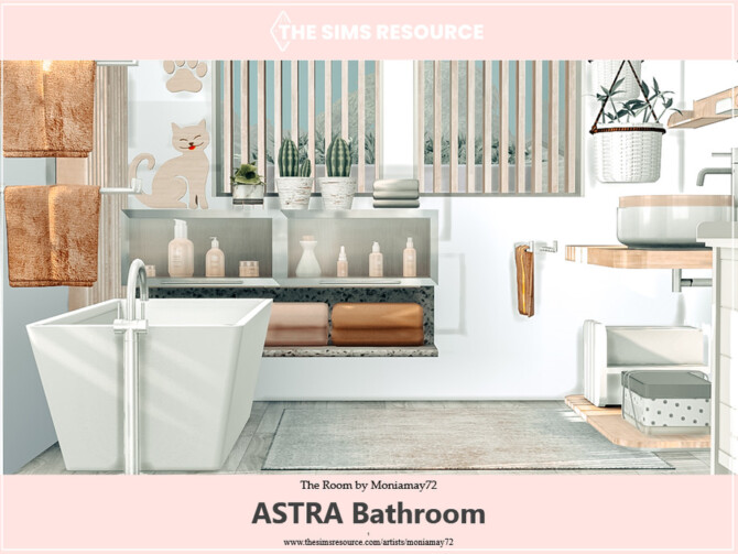 Sims 4 Astra Bathroom by Moniamay72 at TSR