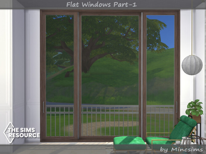 Sims 4 Flat Windows part.1 by Mincsims at TSR