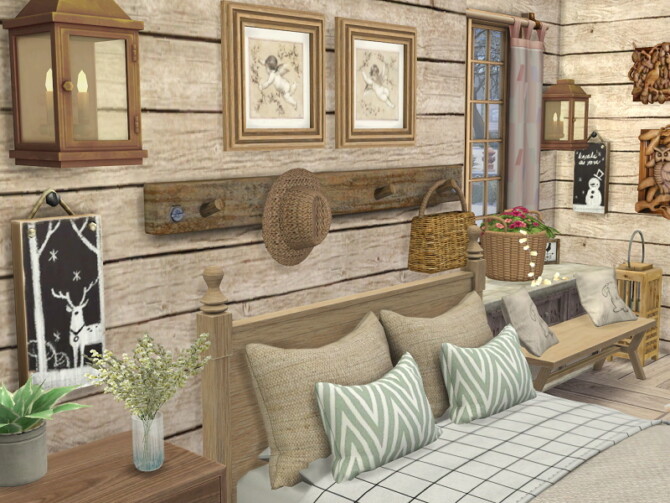 Sims 4 Alpine Bedroom by Flubs79 at TSR