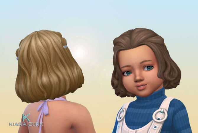 Sims 4 Yumi Hairstyle for Toddlers at My Stuff Origin