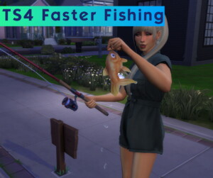 Faster Fishing by LiLChillyPepper at Mod The Sims 4