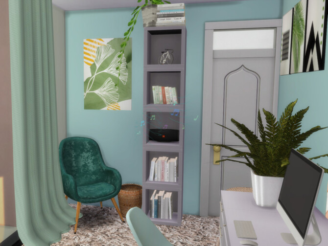 Sims 4 Pastella Office by GenkaiHaretsu at TSR