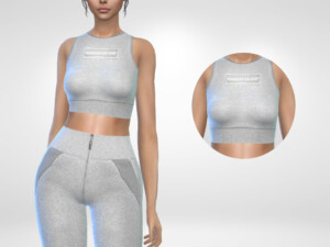 Fitness Crop Top by Puresim at TSR