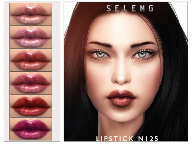 Sims 4 Lipstick N125 by Seleng at TSR