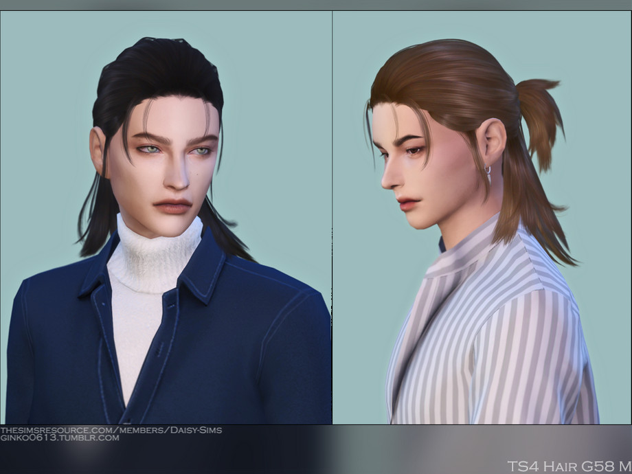 long hair for male sims sims 4