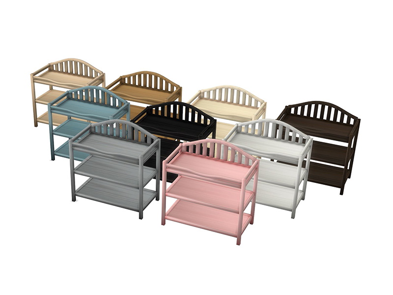 Functional toddler changing table by PandaSamaCC at TSR » Sims 4 Updates