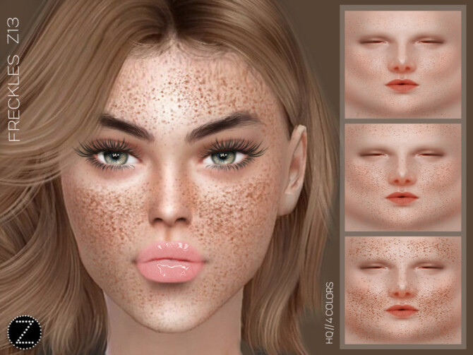 Sims 4 FRECKLES Z13 by ZENX at TSR