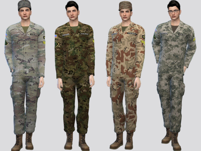 Sims 4 Force Uniform by McLayneSims at TSR