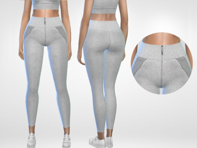 Sims 4 Fitness Leggings by Puresim at TSR