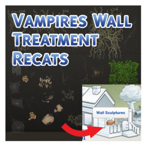 Vampires Wall Treatment Recats by Menaceman44 at Mod The Sims 4